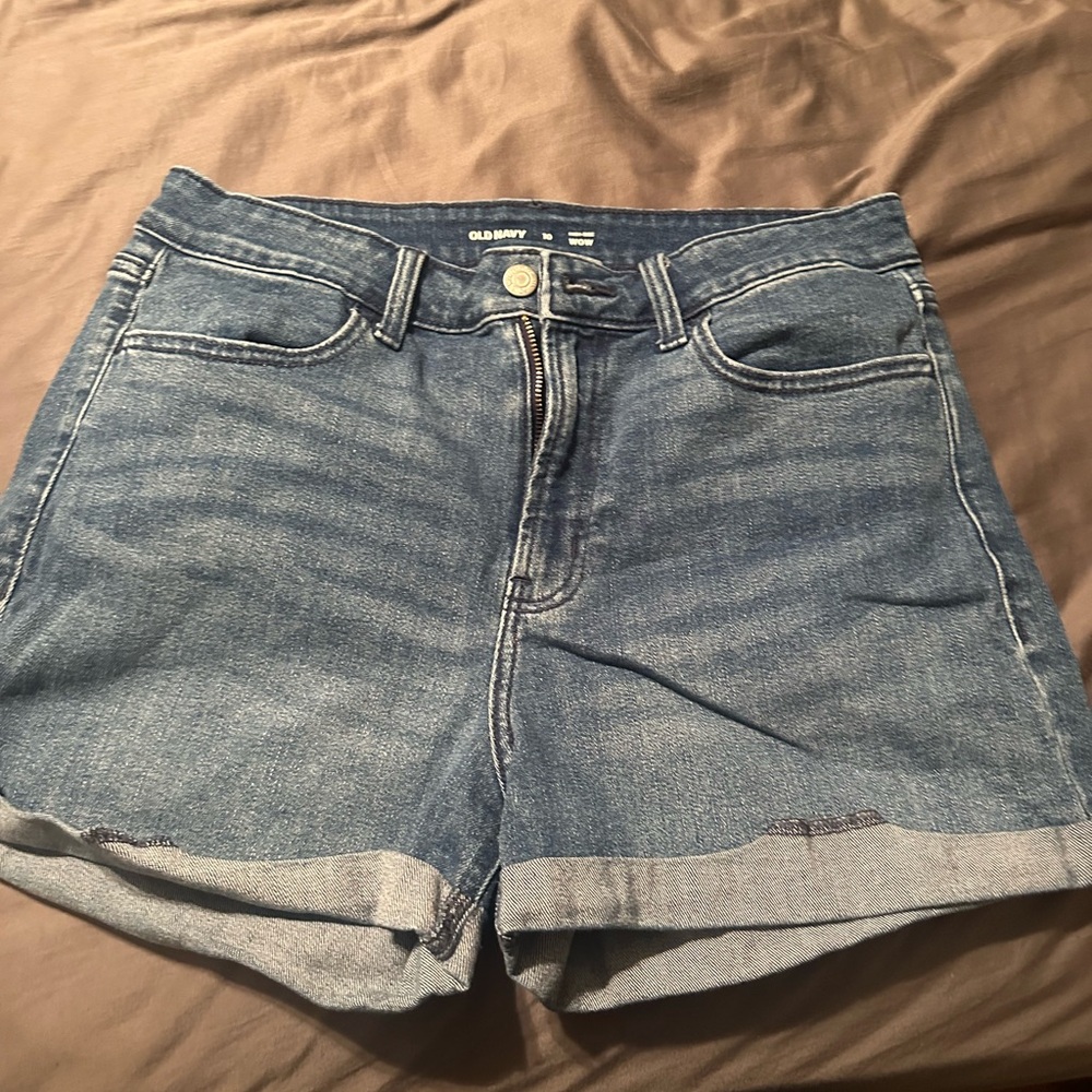 Size 10 jean shorts, Old Navy